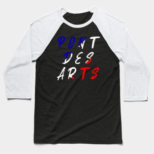 Pont Des Arts Baseball T-Shirt